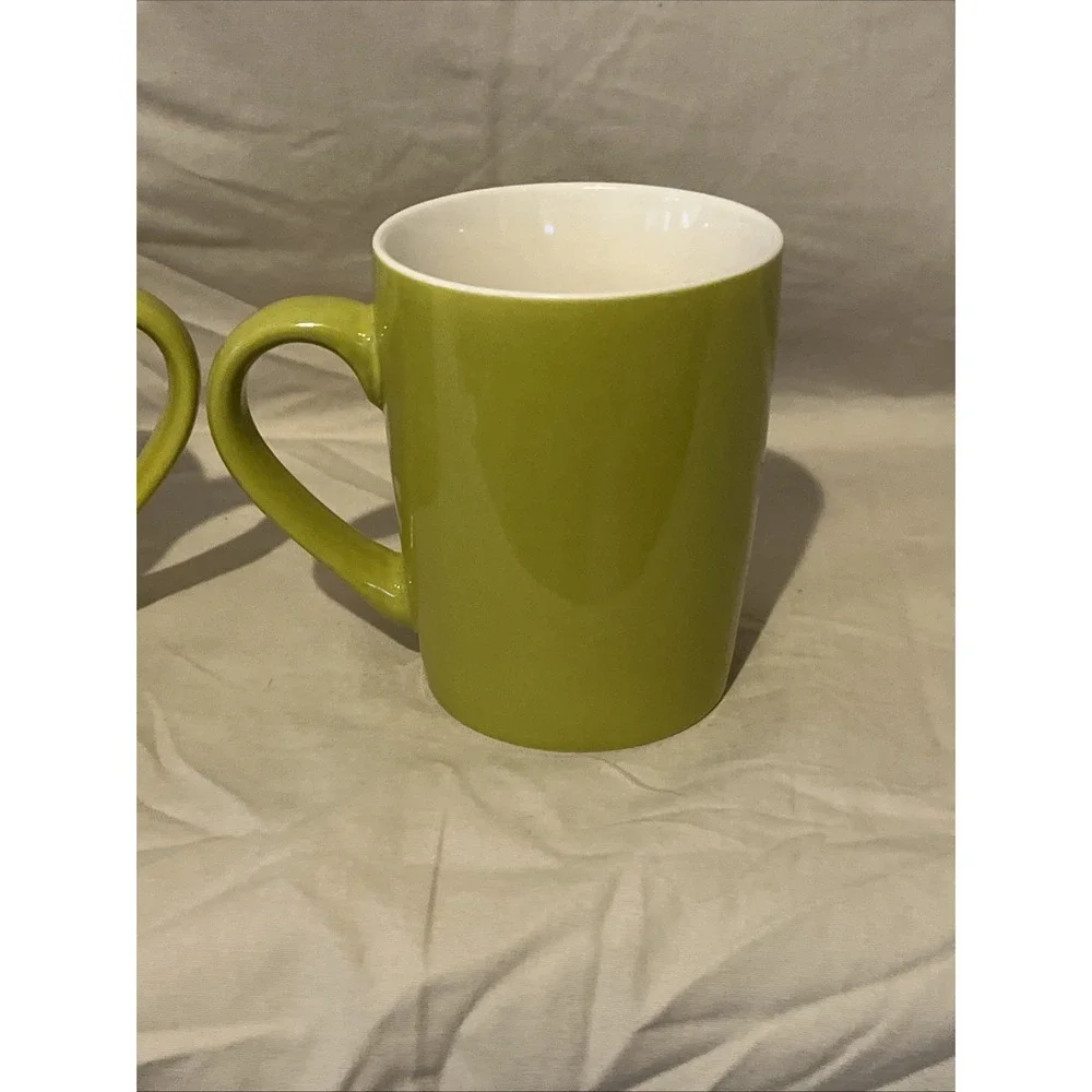 Starbucks Set Of 2 Coffee Cups 10oz‎ In Great Green Color